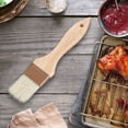 thumbnail image 4 of 3 Sizes Natural Bristle Basting Brush with Wooden Handle,Dishwasher Safe,Heat-resistant & Safe Basting Brush ,for Cooking, BBQ, Baking,for Egg Wash, Butter,Marinade, Sauce,B, 4 of 8