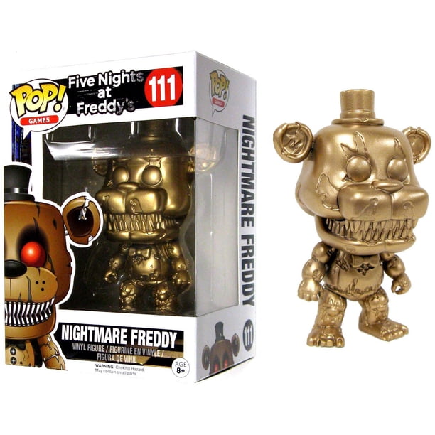 Five Nights At Freddy S Funko Pop Games Custom Gold Nightmare