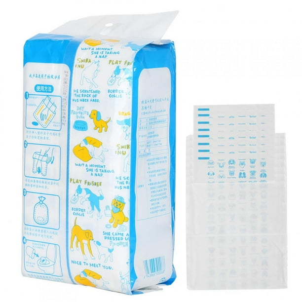 Bolsa degradable para excrementos de perro, bolsa de recogida de excrementos de perro de agua degradable portátil de 50 piezas construida para durar