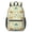 Dinosaur and Floral-1, variant on Dinosaur and Floral Off White Pattern 17" School Backpacks for Teens,Waterproof Oxford Fabric,S-Shape Padded Straps for School,Travel,Hiking,Camping