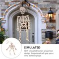 thumbnail image 4 of Miangastore Halloween Decor Skeleton Pendants Wood Scary DIY Craft 1 Set, 4 of 9