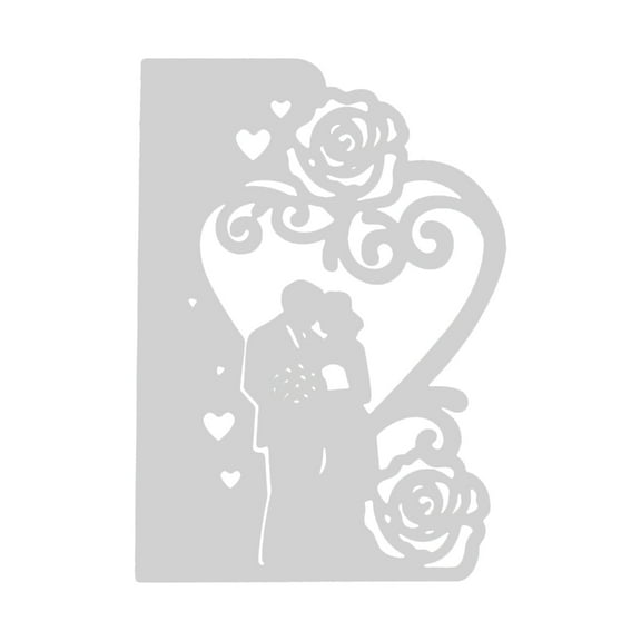 Tmboryuu Metal Die Cuts Wedding Invitation Embossing Stencil Cutting Dies for Card Making Scrapbooking Paper Craft DIY Template