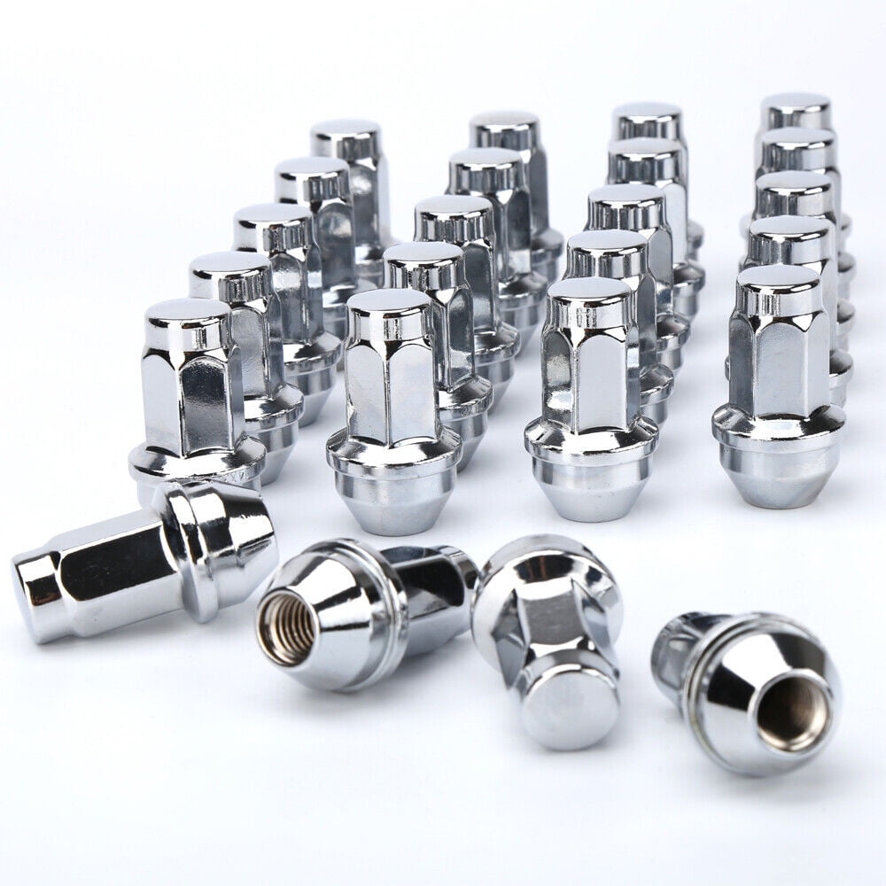 Hex Autoparts 24PCS M14x2 Chrome Lug Nuts for Lincoln Mark LT Navigator 2003-2014, Ford F-150/250/350 Expediton Excursion 2004-2014