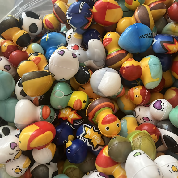 24PCS Squishy Toys, Adorable Duck Squishies for Kids, Classroom Prizes, Christmas Stocking Stuffer, Christmas Party Favors, Assorted Varieties