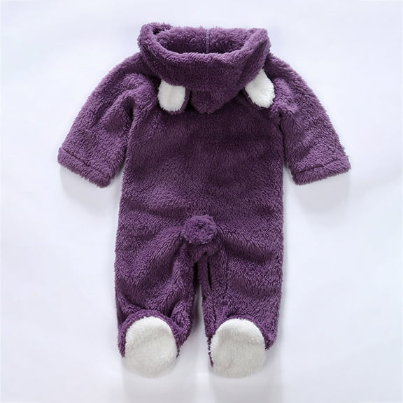 LEORX Animal Shape Toddler Suit Warm Velvet 1Pcs for Baby Girls Gifts