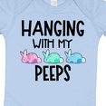 thumbnail image 4 of Inktastic Easter Hanging with My Peeps Pastel Bunnies Boys or Girls Baby Bodysuit, 4 of 5