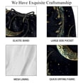 thumbnail image 4 of luoweisi Men's Beach Shorts Quick Dry Swim Trunks with Mesh Lining Golden Moon L, 4 of 5