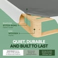thumbnail image 4 of Continental Sleep, Unassembled Twin XL Box Spring for Twin XL Bed, 10-Inch Wood Box Spring Only, Quiet Noise, Free Replacement Mattress Foundation, Packed Flat, Easy Assembly, White, 4 of 7