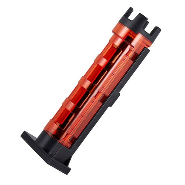 Rod Holder Raft Adjustable Device Pole Fishing Barrel Raft Rod Rack  Portable Tackle Replacement for MEIHO Box 5000/7000/9000 Red 