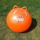 thumbnail image 3 of 1pc Bouncing Ball Inflatable Exercise Ball Cartoon Ears Handle Jumping Ball Fitness PVC Equipment (Random Color), 3 of 3
