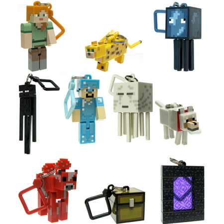 Minecraft Hangers Series 2 Set of 10 Minecraft Hangers Keychains [Loose]
