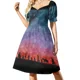 thumbnail image 2 of El camino siempre avanza Vestido de manga corta elegante y chic vestidos de noche de boda ropa de mujer coreana con estilo, 2 of 7