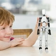 thumbnail image 4 of 1 Juego de Robot móvil multiarticulado 13 Robot de actividad de cuerpo completo maniquí impreso 3D móvil multiarticulado juego para padres e hijos, 4 of 6
