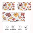 thumbnail image 2 of Yayeee Pillowcase King Size Set of 2 Satin Wrinkle Resistant Pillow Case, Gray Autumn Leaves, 2 of 7