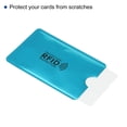 thumbnail image 3 of Uxcell Protector NFC Holder RFID Blocking Credit Card Sleeves Light Blue 30Pack, 3 of 5