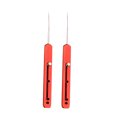 thumbnail image 2 of Binmer 2PCS Multifunctional Retractable Portable Toothpick Outdoor Portable Telescopic Toothpick Tool Three Adjustment Fruit Label Disassembly Express Delivery, 2 of 5