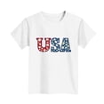 thumbnail image 6 of hengsof Girls Independence Day T-Shirt Short Sleeve Crewneck Fashion Print Graphic Tee Summer Casual Daily Top for Kids Ages 3-15, 6 of 6