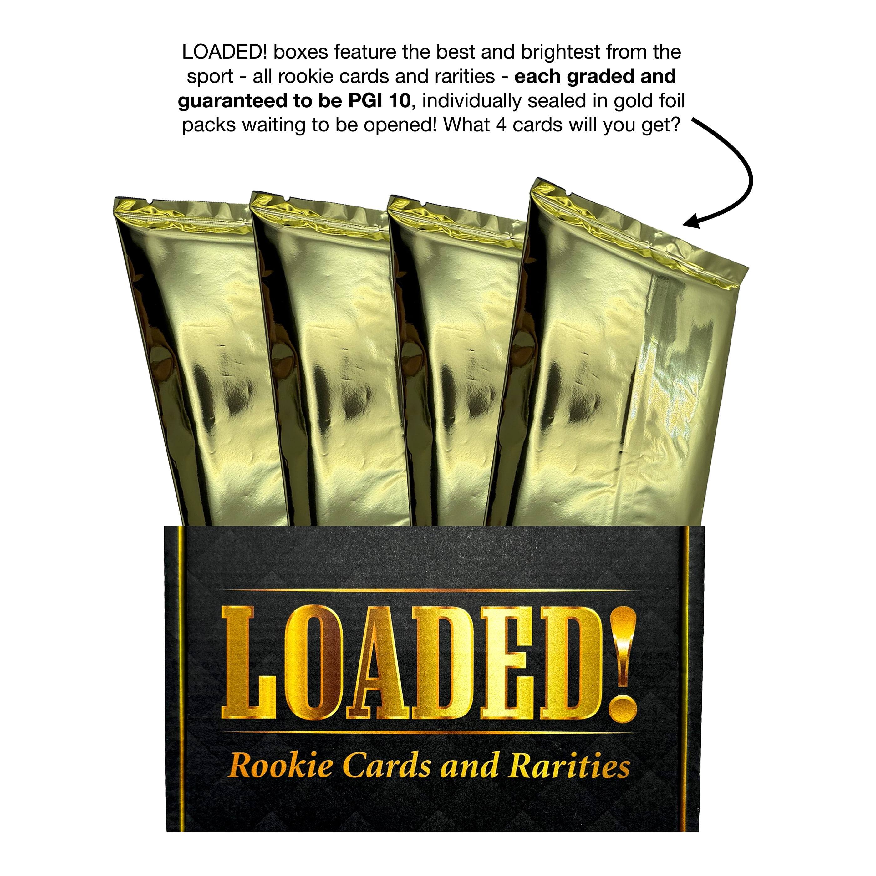 LOADED! PGI 10 2025 Football Draft Collector's Box: 4 Rookie Cards - Cam Ward, Ashton Jeanty, Travis Hunter, Tetaroia McMillan, Jayden Daniels & More