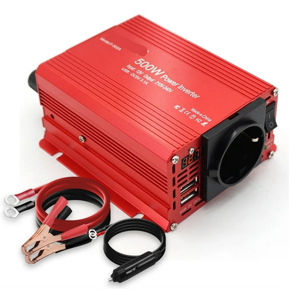 Car Inverter 500W-2600W Peak Power DC12V-AC 50Hz Transformer Inversor ,Protect Your Appliances