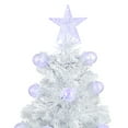 thumbnail image 4 of 3' Pre-Lit Iridescent Fiber Optic Artificial Christmas Tree - White Lights, 4 of 7