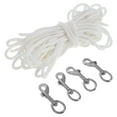 thumbnail image 4 of 1 Set Flag Rope Clips Flag Pole Accessories Sailing Rope Flag Cord Craft Rope Flag Pole For Rv Flag Pole Bracket Flag Rope And Clips Kit, 4 of 9