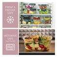 thumbnail image 4 of Set de recipientes para comida COOK WITH COLOR Premium, 32 unidades Vidrio borosilicato, 4 of 6