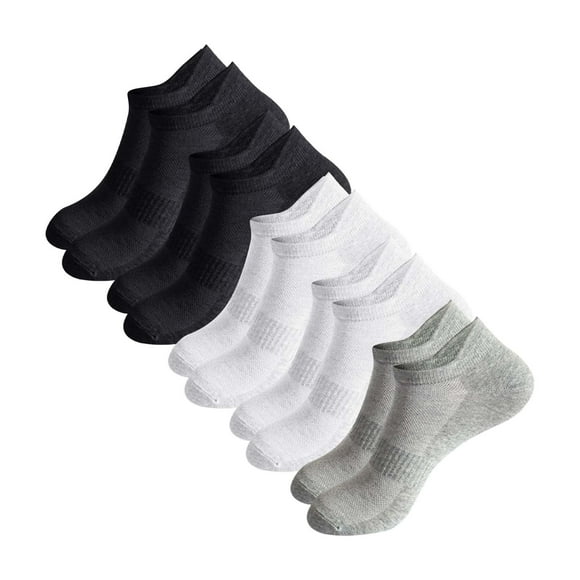 5 Pairs Of Mesh Socks Thin Sweat Men'S Socks Sports Short Socks Solid Color Boat Socks Cotton Sock mens socks Gray