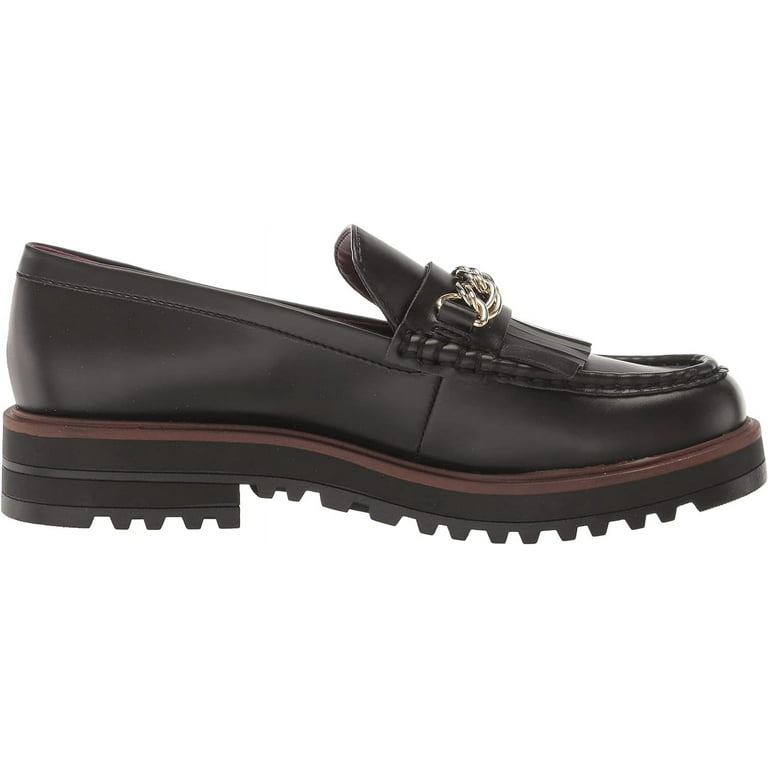 Franco Sarto Women s L limit moc Slip ons Loafer Black 7M Walmart