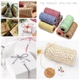 thumbnail image 4 of BUYISI Textile Art Vibrant S Diy Home Textile Cotton Rope Jewelry Making Wrapping 18 Blue + White, 4 of 5