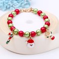 thumbnail image 4 of Xihbxyly Pulsera de Papá Noel, Joyería Festiva con Baño de Aleación, Adorno Navideño Único, Elegante Accesorio de Moda de 18+5 Cm, Ideal para Celebrar La Navidad, Ideal para Amigos y Familiares., 4 of 6