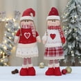 thumbnail image 2 of Large Size Christmas Angel Girl Standing Doll Christmas Decorations for Home Xmas Tree Ornament New Year Toys Kids Festival Gift, 2 of 5