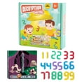 thumbnail image 2 of Rewenti Wooden Number Deciphering Game Children's Math Learning Early Education Cognitives Jigsaws Shapes Answers Early Education Toys, 2 of 8