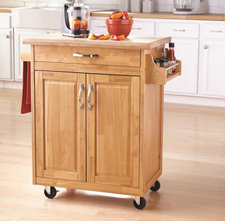 Mainstays Kitchen Island Cart With, Kitchen Island Storage Cabinets