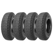Set of 4 New Heavy Duty Highway Trailer Tires 8-14.5 14PR Load Range G- 11067