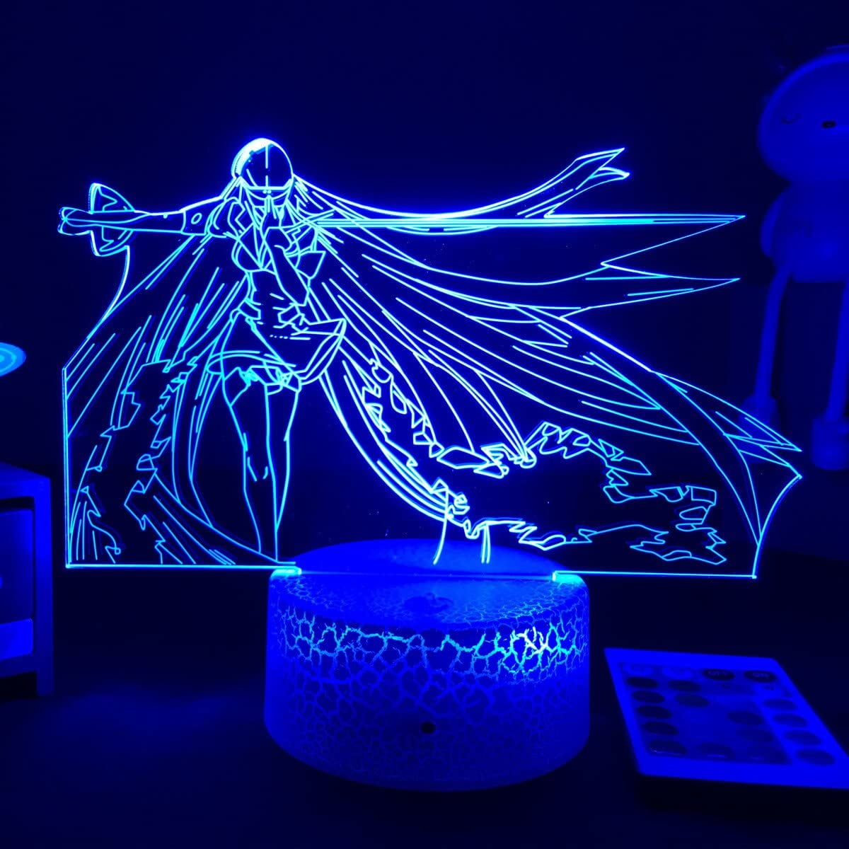 Stone House Ichiro 3D Night Light Astrolyte Ghost Blade Anime Surrounding  Bedroom Desktop Decoration Birthday Gift for Friends - AliExpress