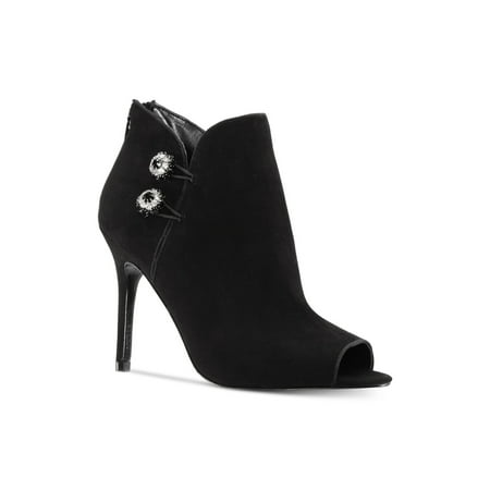 UPC 716142090686 product image for Nina Womens Mirela Fabric Open Toe Ankle Fashion Boots  Black  Size 8.0 | upcitemdb.com