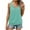#01Sky Blue tank tops women, variant on Summer Savings Clearance!yoeyez Tankini Tops for Women,Womens Summer Tank Tops Ladies Loose Fit Pleated Scoop Neck Shirts Casual Sleeveless Tops Banded Bottom Army Green,XL