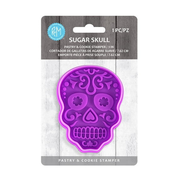 DOD SUGAR SKULL CUT & STAMP 3"