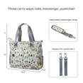 thumbnail image 3 of Diaper Bag Tote Satchel Waterproof Messenger Baby Diaper Bags for Mom and Dad Multifunction Medium Travel Tote Bags (Cute Owl), 3 of 4