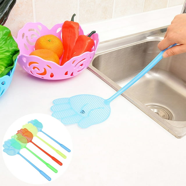 Efficace - 5 Pcs Lingettes Manuelles Conçues pour une Utilisation Intérieure et Extérieure - Manche Long Durable pour un Frappe Facile - Conception en Forme de Main pour