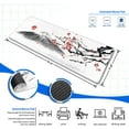 thumbnail image 2 of Large Gaming Mouse Pad with Seam Edge, Anti-Slip Extended Mouse Pad with Micro-Weave Cloth Surface,Waterproof Keyboard Pad, Desk Pad for Gamer Office Home XL 31.5" x 11.8" Cherry Blossom New\u2026, 2 of 5