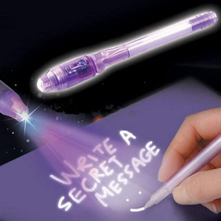 Wholesale Wholesale Creative Escolite Uv Flashlight Pen Invisible Ink Marker  For Kids School Projects, Drawing, And Fun Activities From Etotop4, $0.38