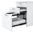 thumbnail image 4 of Pemberly Row 3 Drawer Mobile File Cabinet in Pure White - Engineered Wood, 4 of 6