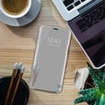 thumbnail image 3 of Compatible With Galaxy S9 Mirror Cell Phone Case Flip Protective Cover Cell Phone Case Case Cover Flip Metallic Woman Mirror Protective Cover Pu Leather Case Rose Gold, 3 of 4