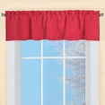 thumbnail image 2 of LORRAINE HOME FASHIONS Ribcord Window Curtain Tailored Valance, 54" x 12", Red, 2 of 5