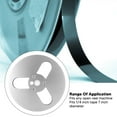 thumbnail image 4 of 1/4 7 Inch Empty Tape Reel,3 Holes Aluminum Alloy Opening Empty Reel for Eeel to Reel Tape Machines, for 1/4 Inch Tape 7 Inch Diameter Open Reel Machine, 4 of 8