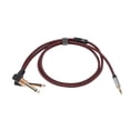 thumbnail image 1 of Audio Auxiliary Input Adapter Dual 6.5mm Elbow Audio Cable with RFI EMI for 6.5mm Interface Microphones, 1 of 7