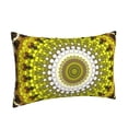 thumbnail image 2 of Balery Yellow Mandala Bedding Queen Pillow Cases - Envelope Closure - Soft Brushed Microfiber Fabric - Shrinkage and Fade Resistant Pillow Cases-, 2 of 9