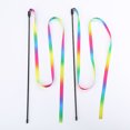 thumbnail image 5 of XZNGL Cat Toy Interactives Kitten Cat Pet Toy Chaser Stick Rainbow Streamers Interactive Play Fun Toys, 5 of 5