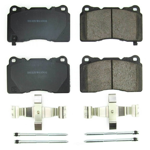 PowerStop 17-1001B Power Stop - Front Z17 Low-Dust Ceramic Brake Pads with Hardware Fits select: 2019-2020 HONDA CIVIC TYPE-R, 2021 HONDA CIVIC TYPE-R TOURING
